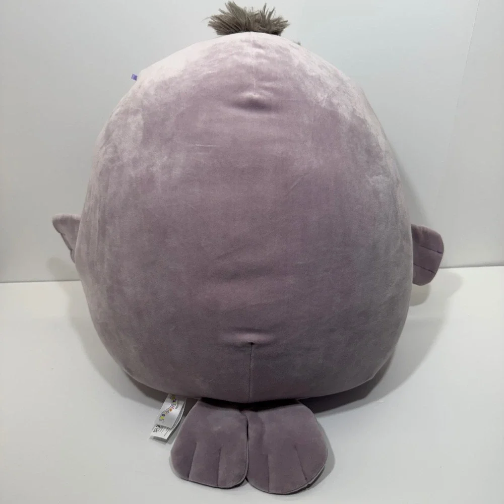 Squishmallows Bruce the Walrus 16 Inch Purple Plush Stuffed Animal Toy Kellytoy